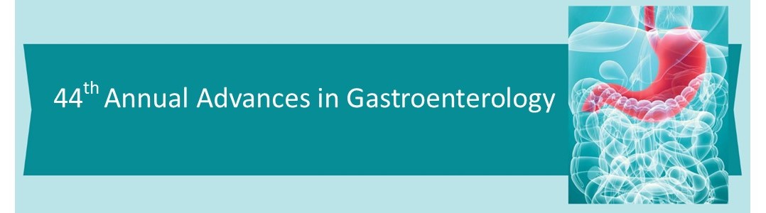 44th Annual Advances in Gastroenterology Banner